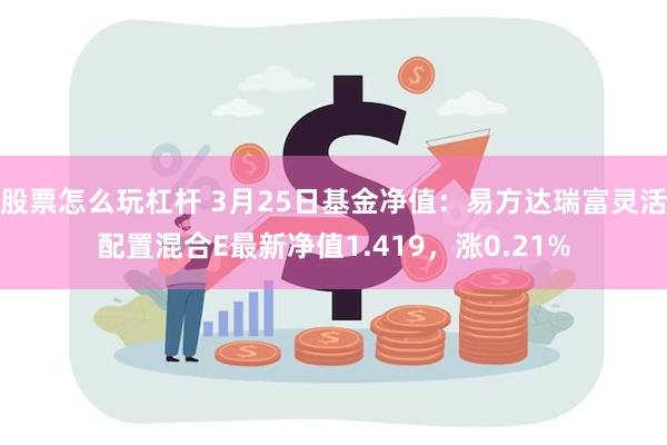 股票怎么玩杠杆 3月25日基金净值：易方达瑞富灵活配置混合E最新净值1.419，涨0.21%
