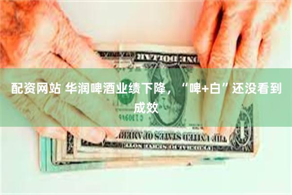 配资网站 华润啤酒业绩下降，“啤+白”还没看到成效