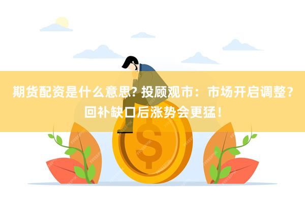期货配资是什么意思? 投顾观市：市场开启调整？回补缺口后涨势会更猛！