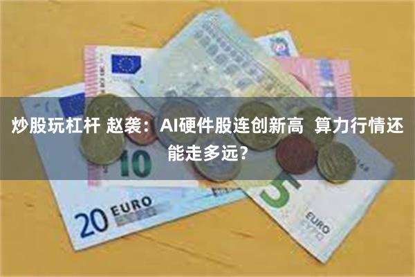 炒股玩杠杆 赵袭：AI硬件股连创新高  算力行情还能走多远？